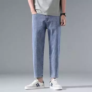 New Spring and Summer Men s Pants Slim and Thin Small Feet Pants Korean Style Jeans 28