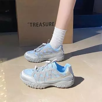 New Spring/Autumn Women s Flat Sneakers Shoes Outdoor Breathable and Comfortable Leisure Vulcanized Shoes 35