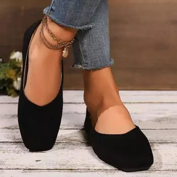 New Spring Autumn Women Shoes Comfortable Flat Shoes Women Flats Loafers Shallow Slip on Shoes 36 красный