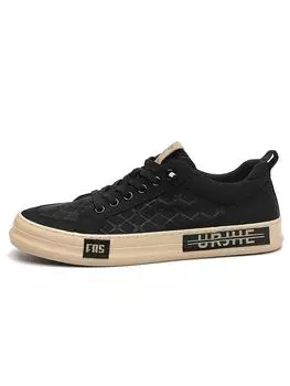 New Spring Casual Men s Shoes Korean Version Trendy Lace-up Shoes Casual Flat Shoes Loafers Men Zapatos Hombre Sneakers 38