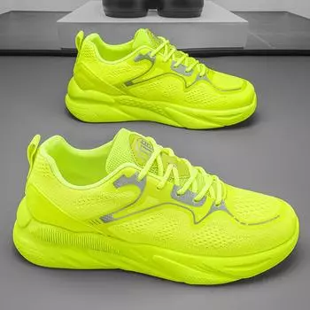 New Street Style Running Shoes Men Mesh Sport Walking Sneakers Men Breathable Punk Basketball Casual Shoes Sneakers Men Summer 39 бежевый