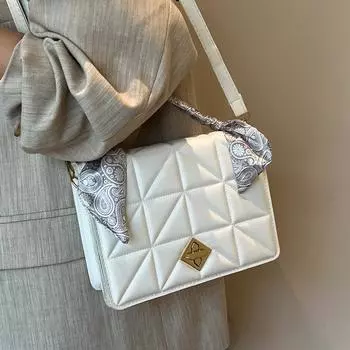 New Style and Fashionable Design One-shoulder Crossbody Fashionable Solid Color Spring and Summer Small Square Bag Texture Crossbody Bag