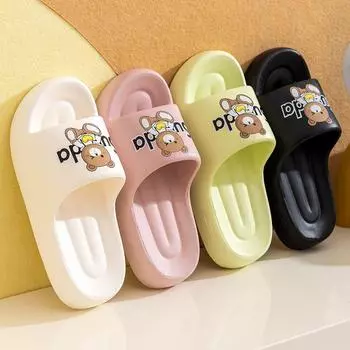 New Summer Eva Slippers for Women Beach Non-Slip Thick Sole Sandals Trendy Casual Home Slippers 35-40