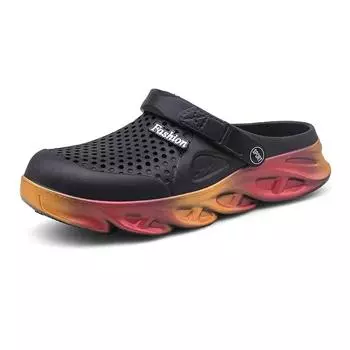 New Summer Men Sandals Eva Lightweight Beach Outdoor Designed Women Slippers Bathroom Non-slip Shoes for Man Hot Popular Model 36 розовый