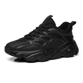 New thick soles increase breathable mesh shoes lightweight comfortable wear-resistant running shoes board shoes 40