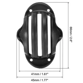 New Triple (3) Line Alignment Track Golf Ball Marker Stencil Black Plastic (No Ball)