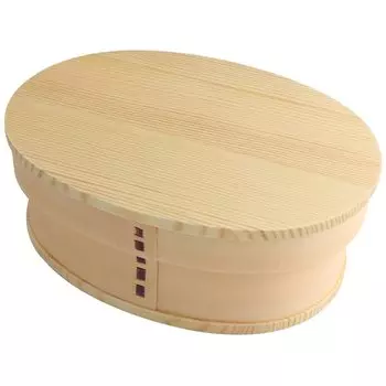 NEW Wappa Bento 18 x x Current model J-kitchens One-Tier Box, Natural, 13.5 6.8 cm,