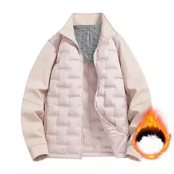 New Winter Down Jacket Warm Casual Light Down Jacket Men s Jacket XS розовый