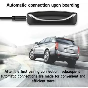 New wireless Carplay AI box WiFi6 Bluetooth 5.0 Plug and Play connection supports wireless Carplay Android Auto Carplay adapter
