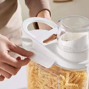 New With Lid Sealed Tank Transparent Household Food Storage Box Large Capacity Moisture-proof Sealed Jar