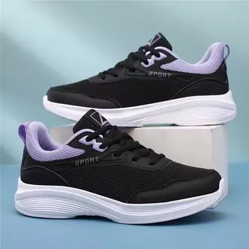 New Women s Sneaker Comfortable Soft Non-slip Flat Casual Sports Shoes Outdoor Mesh Shoes Women s Sneakers Big Size 36-41 36
