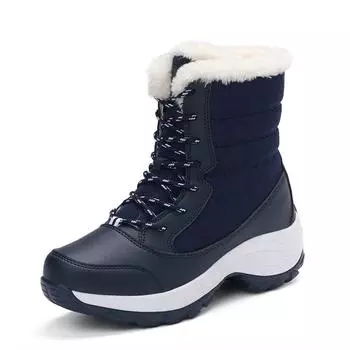 New Women Winter Snow Boots Platform Woman Winter Shoes Warm Plush For Winter Female Women S Boots Sweet Ladies Botas De Mujer 35