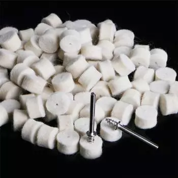 New Wool Felt Buffing Wheels Bobs Buffs Diameter For Grinding Wheel 13mm