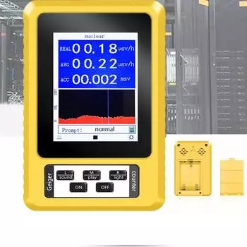 New XR-3 2-in-1 Handheld Portable Digital EMF Meter Electromagnetic Radiation Nuclear Radiation Detector Geiger Counter