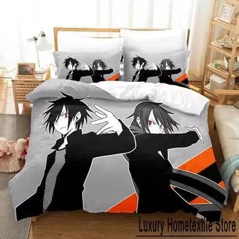 New Yozakura Mission Bedding Set Single Twin Full Queen King Size Bed Set Adult Kid Bedroom Duvet cover Sets Anime Bed Sheet Set 70x133cm 2pcs
