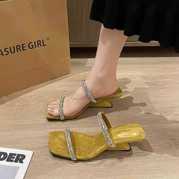 Newest Style High Heels Sexy Pumps Women Shoes women s sandals summer 2024 Wedding Shoes for Women Shallow Pointed slippers 35