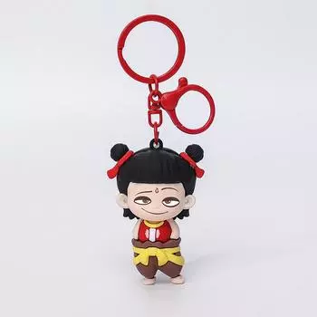 Nezha 2 Demon Boy Naohai периферийный брелок милый кулон для сумки своими руками маленький подарочный кулон для сумки мультяшный брелок