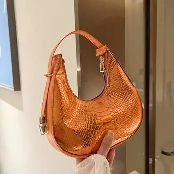 Niche Fashion сумки на ремне с рисунком аллигатора для женщин с маленькой ручкой, сумка-клатч, роскошные женские сумки из искусственной кожи, кошелек