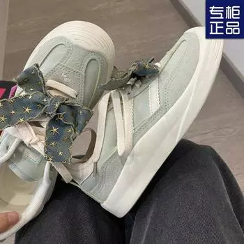 Niche original bow platform canvas shoes 2024 new summer fashion low-heeled national tide women s cute little white shoes 35