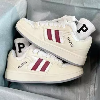 Niche platform versatile student board shoes women s tide spring new leisure sports bread shoes 35
