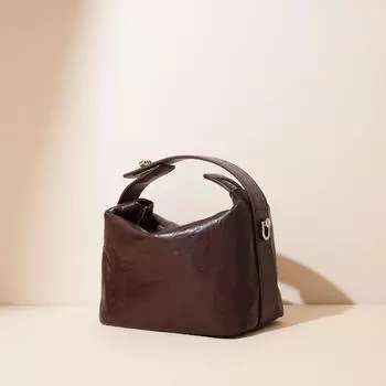 Niche Retro Bag Women s Leather Handbag Lips Red Bag Lunch Box Bag Crossbody Small Bag Women