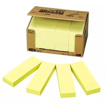Nichiban Sticky Notes Point Memo 25 x 75 мм 100 листов x 20 книг Желтый FB-2Y