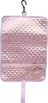 NickNack Pointe Shoe Compact Gold Deodorizing Woven Dusty Rose Case, Storage, Embroidery, Label,