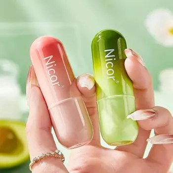 Nicor Noko Yafan Lip Balm Essential Увлажняющий бальзам для губ Осветляет линии губ Уход за губами против высыхания розовый