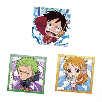 Niformation One Piece Great Pirate Seal Wafer Candy LOG.8 (20 штук) игрушки/вафли (выпечка сладостей) (Один кусочек)