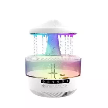 Night Clouds Raindrops Light Humidifier Aromatherapy Function Speaker Bluetooth