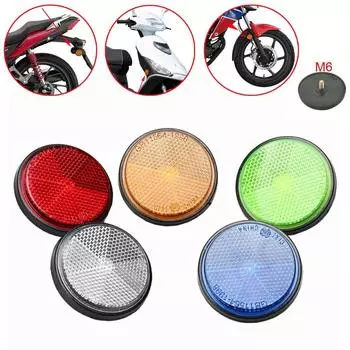 Night Reflector Circular Reflector Reflective Sticker New красный