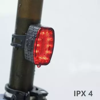 Night Riding Warning Light Motorcycle Taillight With USB Rechargeable Bicycle Tail Clip Light Lamp Bike Light Bicycle Accessory белый