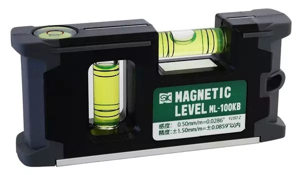 Niigata Seiki SK Супермагнитный уровень с магнитом 100 мм черный ML-100KB