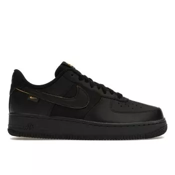 Nike Air Force 1 07 Black University Gold Мужские кроссовки темно-дымчато-серые FZ4617-001 41