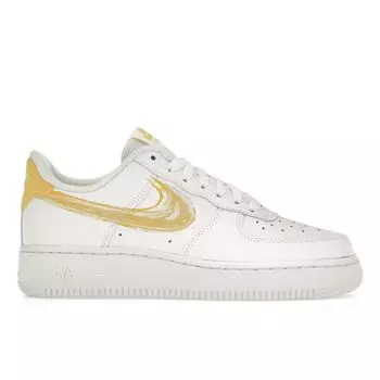 Nike Air Force 1 07 Brushstroke — белые мужские кроссовки Solar Flare DX2646-100 43