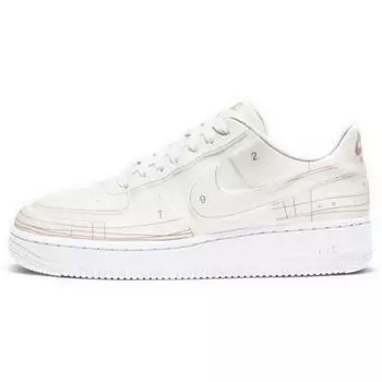Nike Air Force 1 07 Low LX Summit Белые женские кроссовки Summit-White-University-Red CI3445-100