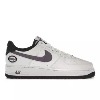 Nike Air Force 1 07 LV8 Hoops — мужские кроссовки White Canyon Purple, черные DH7440-100 44