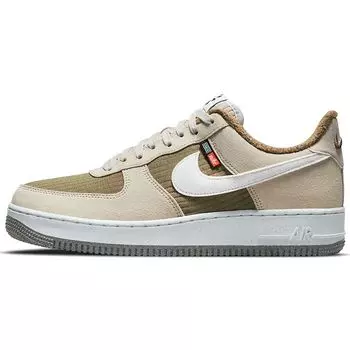 Nike Air Force 1 07 LV8 Toasty — Мужские кроссовки из ротанга Brown Sail Brown-Kelp DC8871-200 42