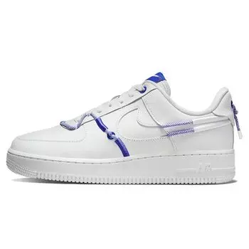Nike Air Force 1 07 LX Белые защитные оранжевые женские кроссовки DH4408-100 35.5