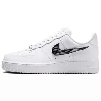 Nike Air Force 1 07 LX Molten Metal Swoosh Pack - черные женские кроссовки белые IF1686-101 36.5