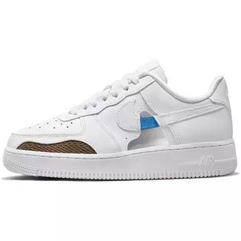 Nike Air Force 1 07 LX See Through — белые женские кроссовки разноцветные FB1906-100 37.5