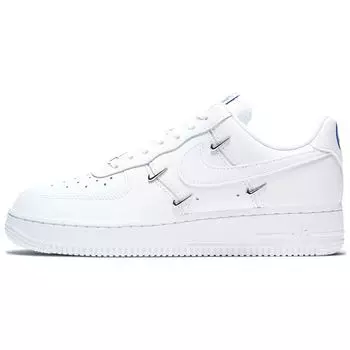 Nike Air Force 1 07 LX Sisterhood — женские кроссовки White Metallic Silver Hyper-Royal Black CT1990-100 36