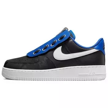 Nike Air Force 1 07 Shroud — мужские кроссовки Black Royal Camo Royal-Blue White DC8875-001 45