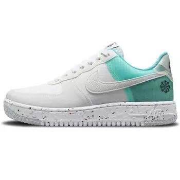 Nike Air Force 1 Crater Move To Zero — белые женские кроссовки Dynamic Turquoise Armory-Navy DO7692-101 36