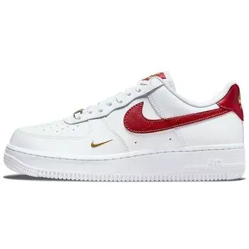 Nike Air Force 1 Essential Low Белые красные женские кроссовки CZ0270-104 36.5