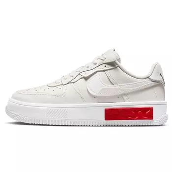 Nike Air Force 1 Fontanka Phantom University Красные женские кроссовки Серо-белые DH1290-001 36.5