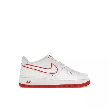 Nike Air Force 1 GS White Picante Красные женские кроссовки Aura Blue-Tint Aluminium DV7762-101 36