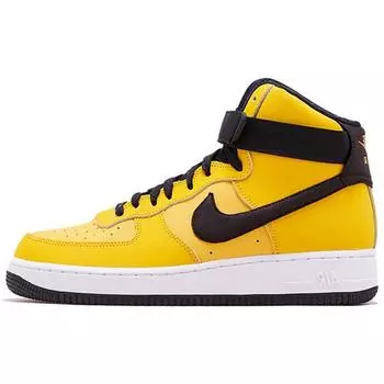 Nike Air Force 1 High 07 Strap Yellow Ochre Мужские кроссовки черно-белые AT4963-700 44
