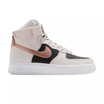 Nike Air Force 1 High Light Wood Brown Женские кроссовки Light-Orewood-Brown Metallic-Red-Bronze DB5080-100