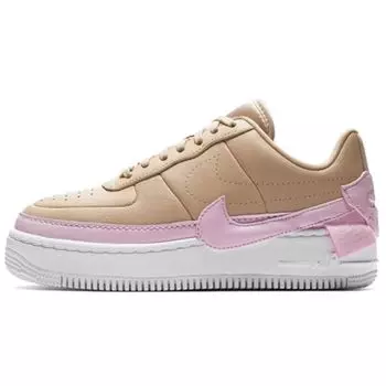 Nike Air Force 1 Jester XX Bio Beige Pink Женские кроссовки Pink-Force-White AO1220-202